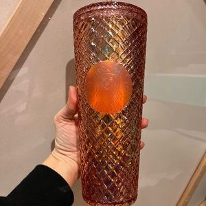 Starbucks 💫 Limited Edition 💫 Peach Jeweled 24oz Tumbler